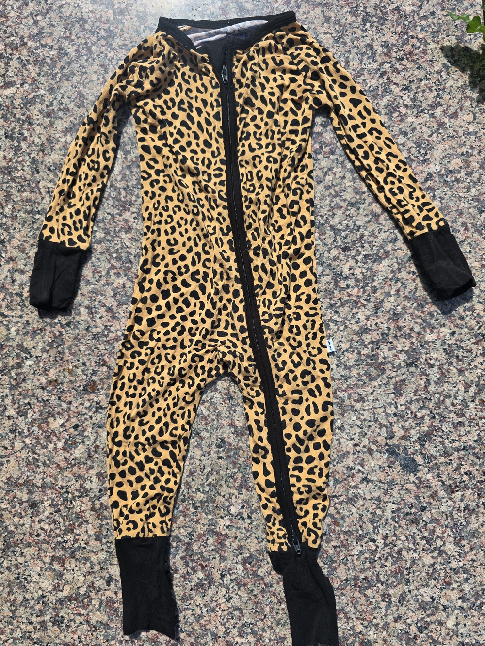 Little Sleepies Leopard Print One-Piece Pajamas